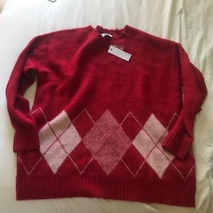 Women’s red sweater